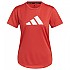 [해외]아디다스 3 Bar 로고 반팔 티셔츠 6137913602 Crew Red / White