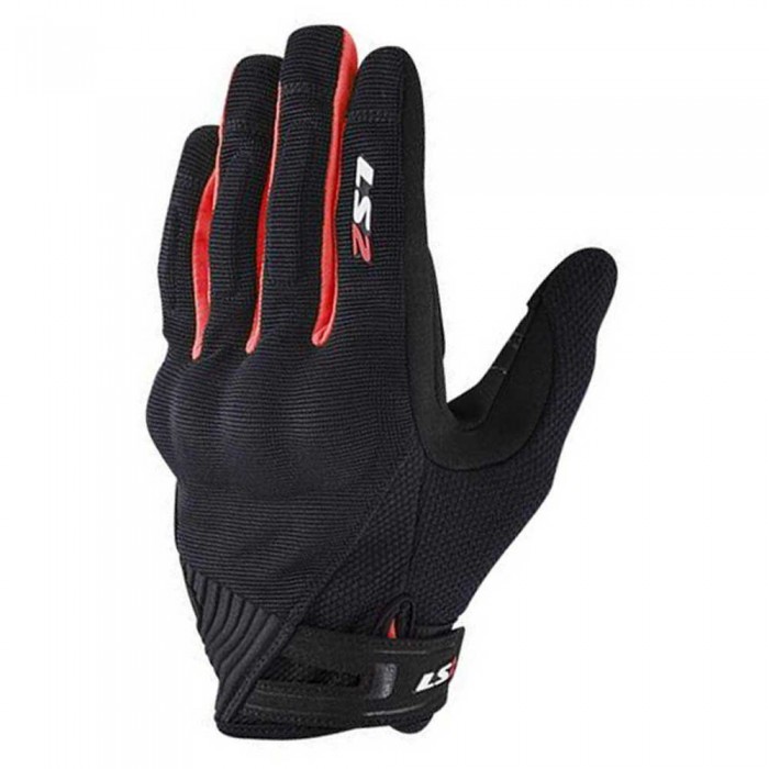 [해외]LS2 Textil Dart II 장갑 9137865507 Black / Red