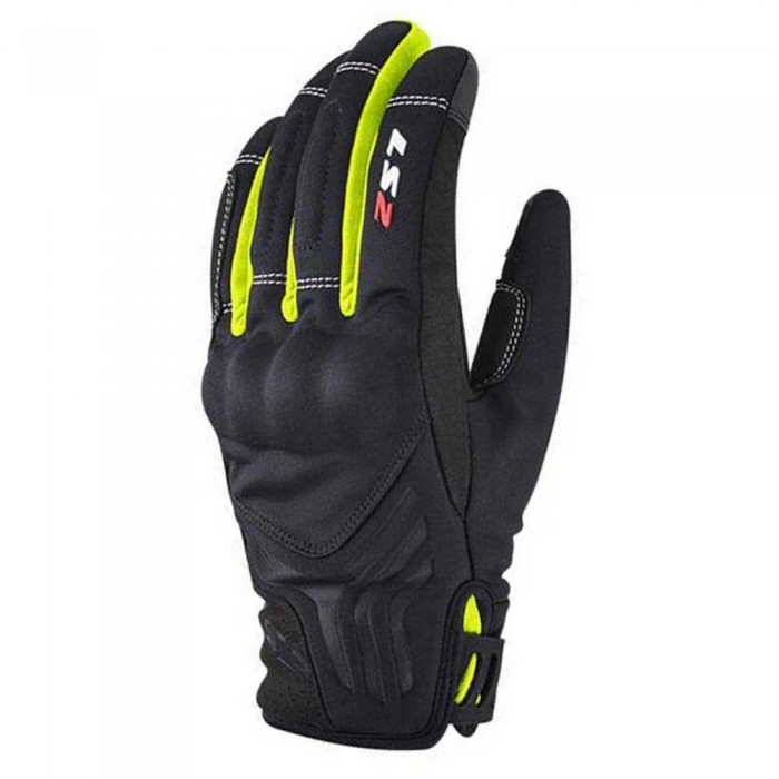 [해외]LS2 Textil Jet II 여성 장갑 9137865512 Black / High Visibility Yellow