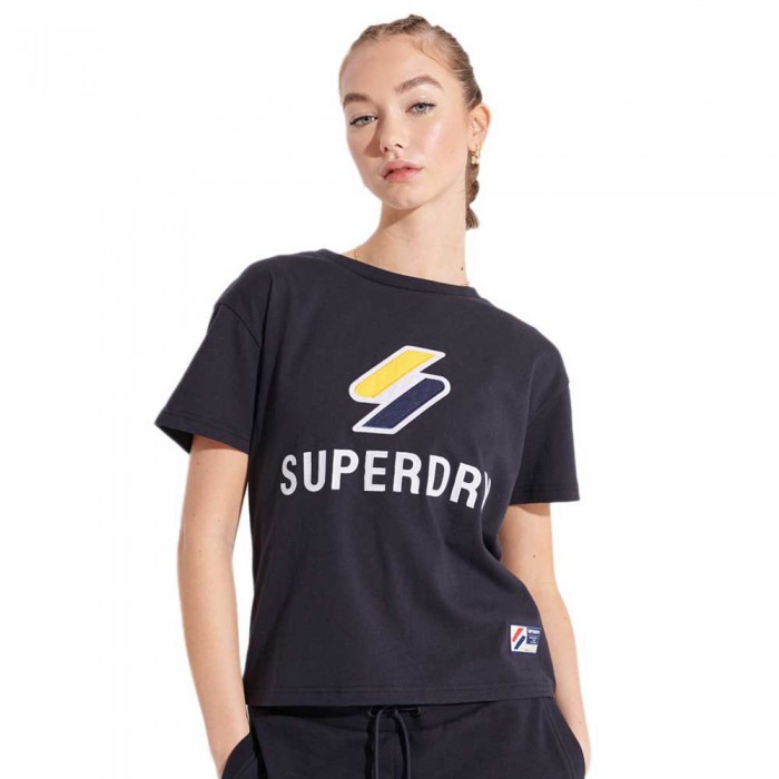[해외]슈퍼드라이 Sportstyle Classic 반팔 티셔츠 137907792 Deep Navy