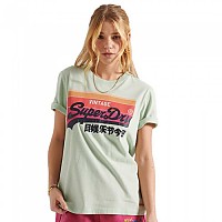 [해외]슈퍼드라이 Vintage 로고 Cali 반팔 티셔츠 137907798 Pastel Green