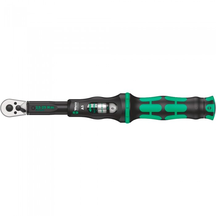 [해외]WERA 토크 렌치 Click-Torque A5 2.5-25Nm 1137894148 Black / Green