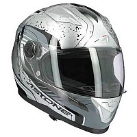 [해외]ASTONE GT2 Geko 풀페이스 헬멧 9137944817 Gloss Silver