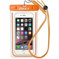 [해외]ZONE3 방수 휴대폰 파우치 6137937204 Clear / Orange