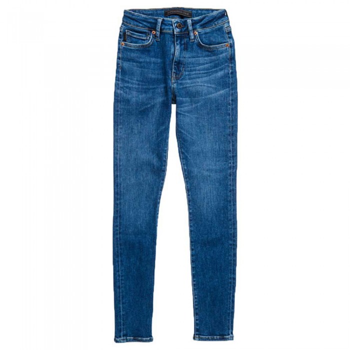 [해외]슈퍼드라이 High Rise Skinny 청바지 137908644 Mid Indigo Used