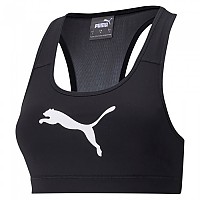 [해외]푸마 4Keeps 미디엄 임팩트 스포츠 브라 7137920251 Puma Black