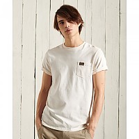 [해외]슈퍼드라이 Workwear 포켓 반팔 티셔츠 137906120 Rice White