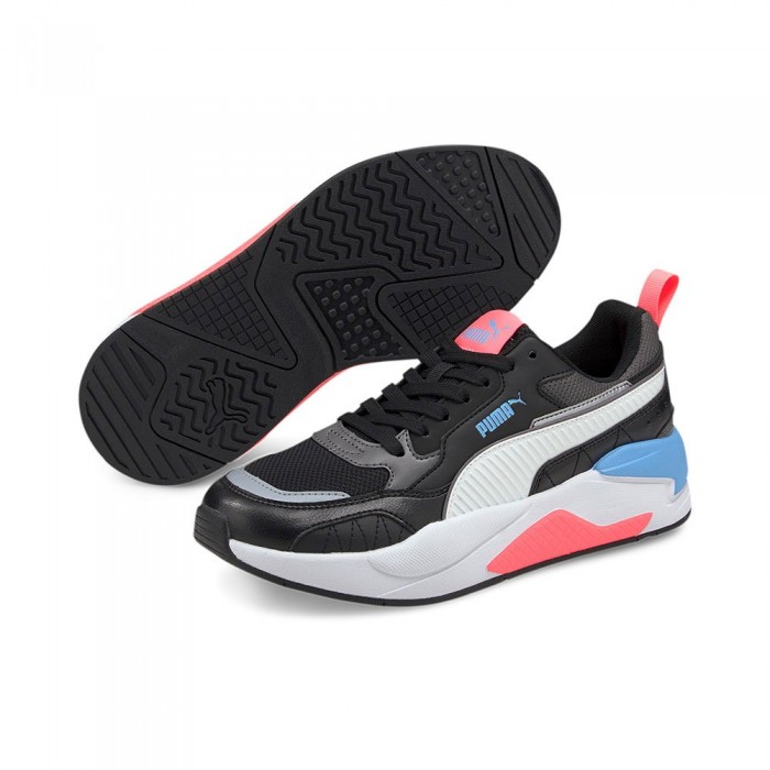 [해외]푸마 X-Ray 2 Square 운동화 137919965 Puma Black / Puma White / Team Light Blue / Luminous