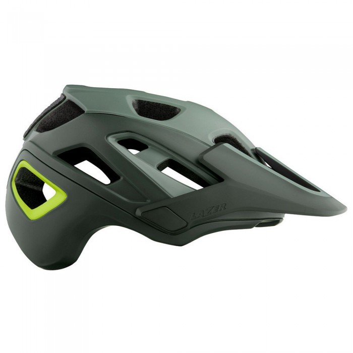 [해외]레이저 Jackal MTB 헬멧 1137956164 Matte Dark Green / Flash Yellow