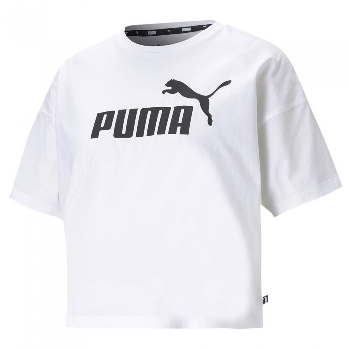 [해외]푸마 Essential Crop Logo 반팔 티셔츠 137920740 Puma White