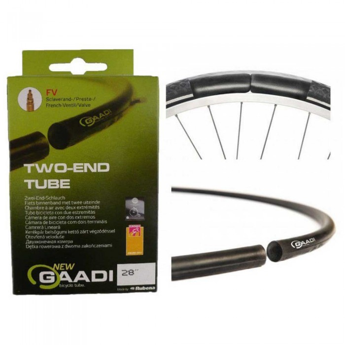 [해외]MITAS Two-End Schrader 40 mm 내부 튜브 1137960401 Black