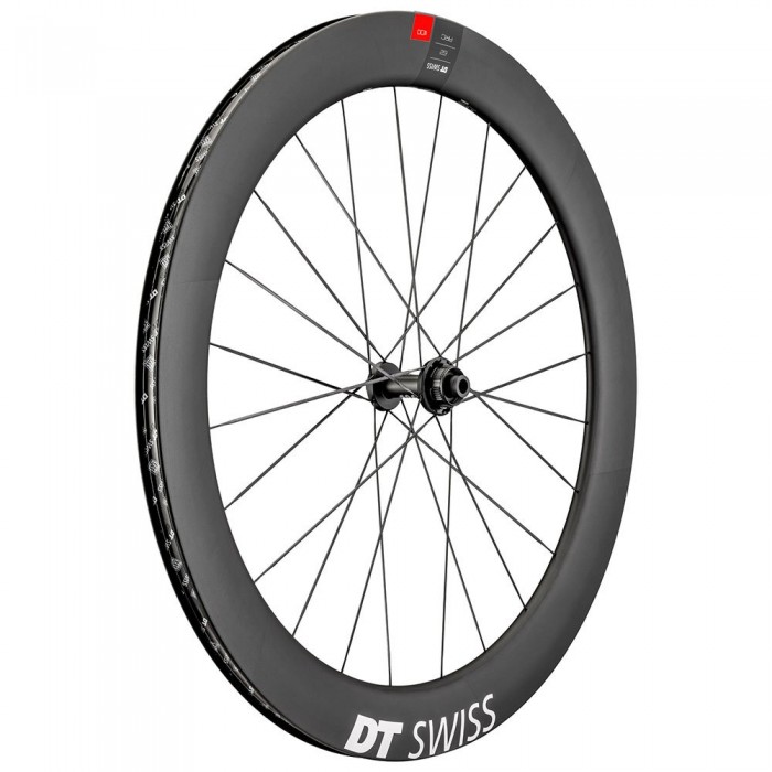 [해외]디티스위스 ARC 1100 Dicut 62 CL Disc Tubeless 도로 자전거 앞바퀴 1137985110 Black