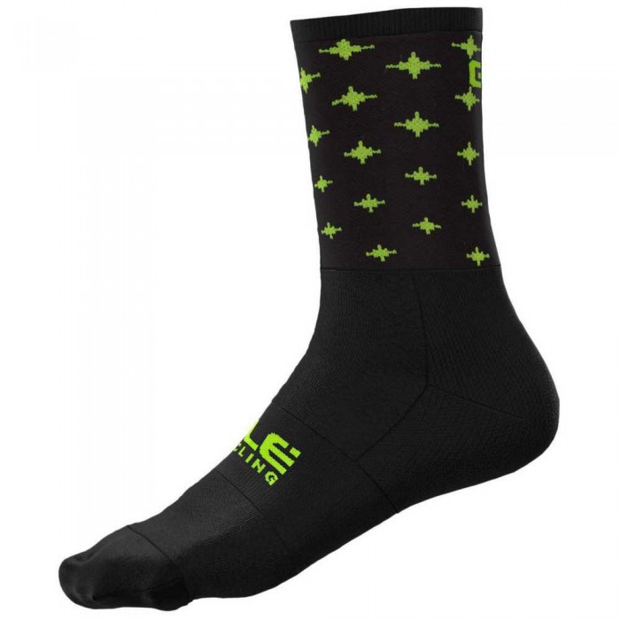 [해외]ALE Stars 양말 1137991167 Black / Fluor Yellow