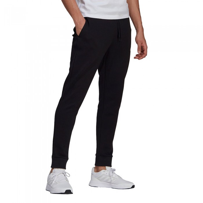 [해외]아디다스 Essentials 플리스 Regular Fit Tapered Cuff 바지 7137926849 Black