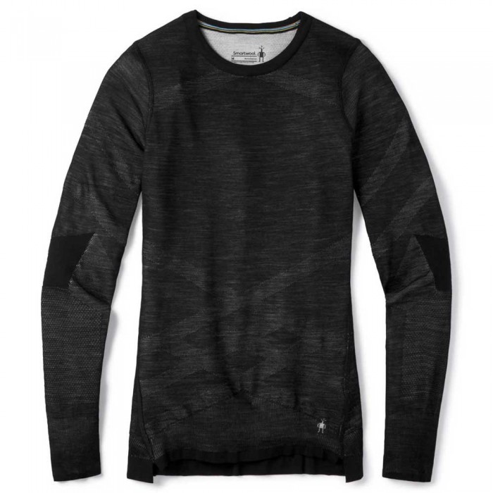 [해외]스마트울 Intraknit Merino 200 Crew 긴팔 베이스 레이어 4137108956 Black / White