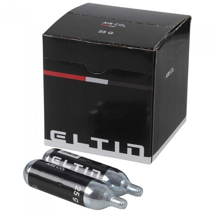 [해외]ELTIN CO2 카트리지 25g 16 단위 1138005003 Black / Silver