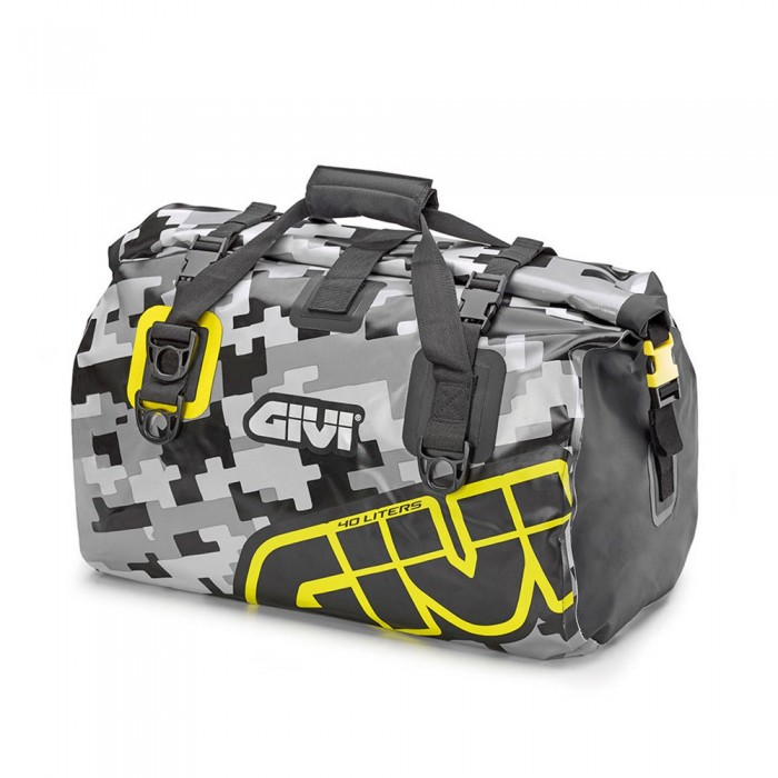 [해외]기비 EA115 40L 뒷 주머니 9138008267 Black / Camo Grey / Yellow