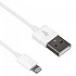 [해외]MYWAY USB 케이블 연결 라이트ning 2.1A 1M 4137550958 White