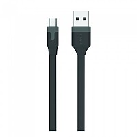 [해외]MUVIT USB 케이블 Micro USB 2.4 1 M 4137552676 Black