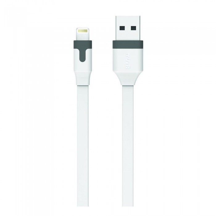 [해외]MUVIT USB 케이블 Lightning MFI 2.4A 1 M 4137552787 White