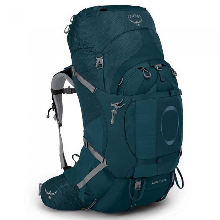 [해외]오스프리 Ariel Plus 70L 배낭 4137940915 Night Jungle Blue