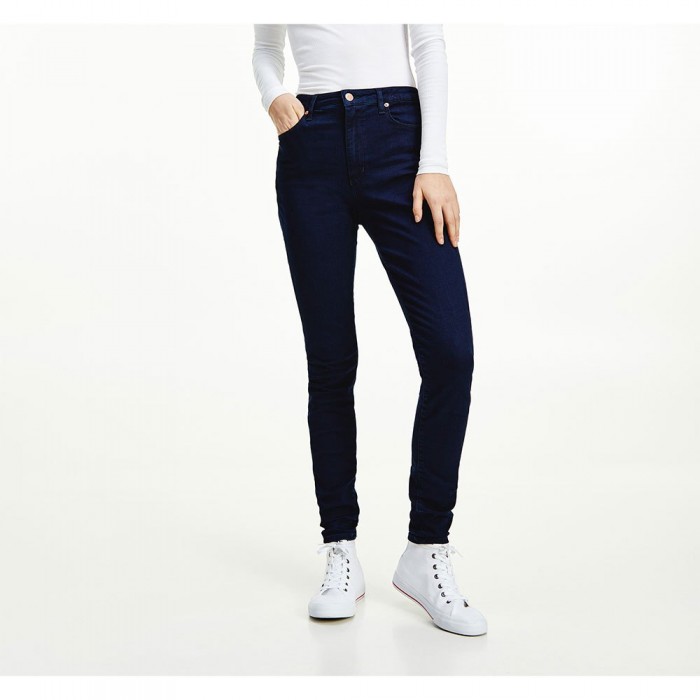 [해외]타미 진 Sylvia High Rise Super Skinny 청바지 137951186 Avenue Dark Blue Stretch