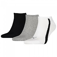 [해외]푸마 Lifestyle Sneakers 양말 3 켤레 138005538 White / Grey / Black