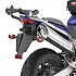 [해외]기비 Monokey/Monolock Honda Hornet 600 탑 케이스 후면 피팅 9137999705 Black / Silver