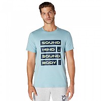 [해외]아식스 Sound Mind Sound Body Graphic III 반팔 티셔츠 7137910014 Smoke Blue