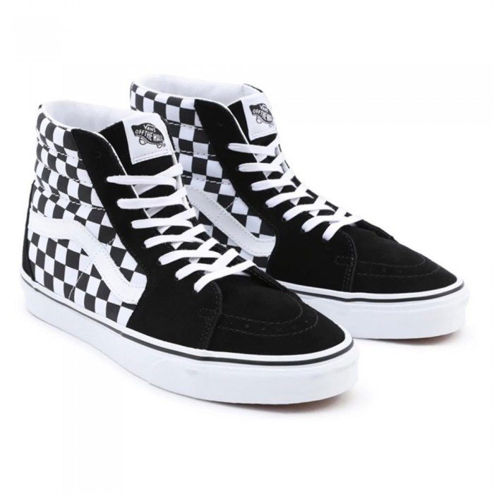 [해외]반스 SK8-Hi 운동화 137881840 Checkerboard Black / True White