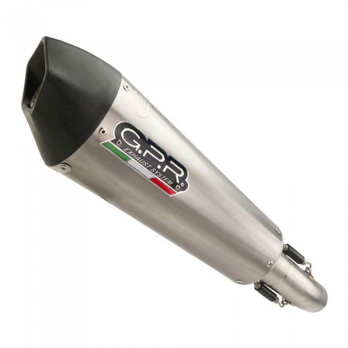 [해외]GPR EXHAUST SYSTEMS GP Evo4 Titanium Hypermotard 939 16-19 Euro 4 CAT 인증된 머플러 9138015197 Silver / Matt Black