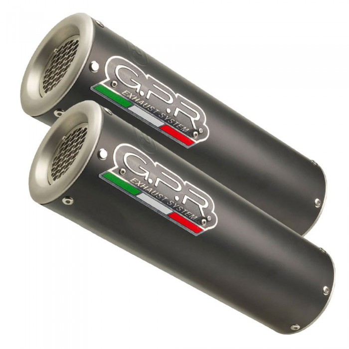 [해외]GPR EXHAUST SYSTEMS M3 Titanium Double Monster 696 08-14 인증된 머플러 9138015240 Matt Black / Silver