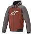 [해외]알파인스타 Chrome Sport 풀지퍼 스웨트셔츠 9137786555 Tar Grey / Burgundy