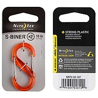 [해외]NITE IZE S Biner 4 Plastic Key Ring 4135919326 Orange