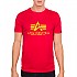 [해외]알파 인더스트리 Basic 반팔 티셔츠 138019474 Speed Red