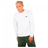 [해외]알파 인더스트리 스웨트 셔츠 Basic Small 로고 138022020 White