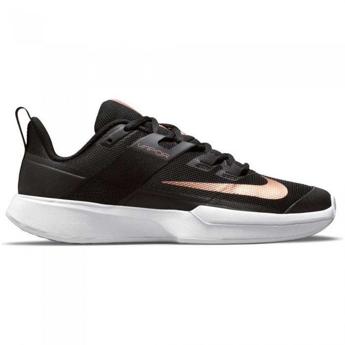 [해외]나이키 Court Vapor Lite 신발 12138029513 Black / Metalic Red Bronze / White