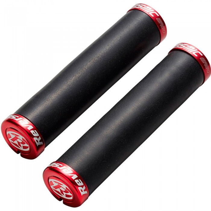 [해외]REVERSE COMPONENTS Seismic Ergo Lock-On 핸들 그립 1138005101 Black / Red