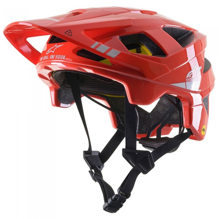 [해외]알파인스타 BICYCLE Vector Tech A2 MTB 헬멧 1137797151 Bright Red / Bright Grey