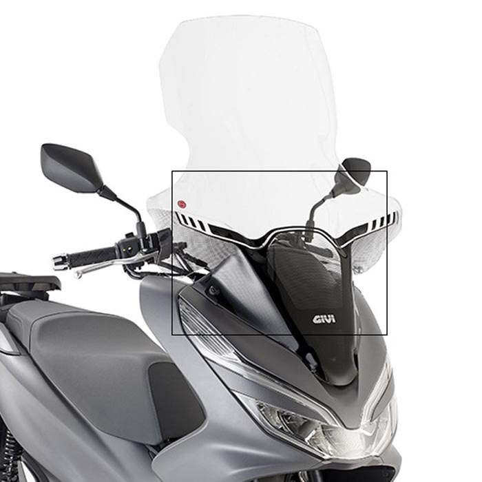 [해외]기비 1163DT/1129DT/1129D Honda PCX 125 피팅 키트 9138044023 Clear