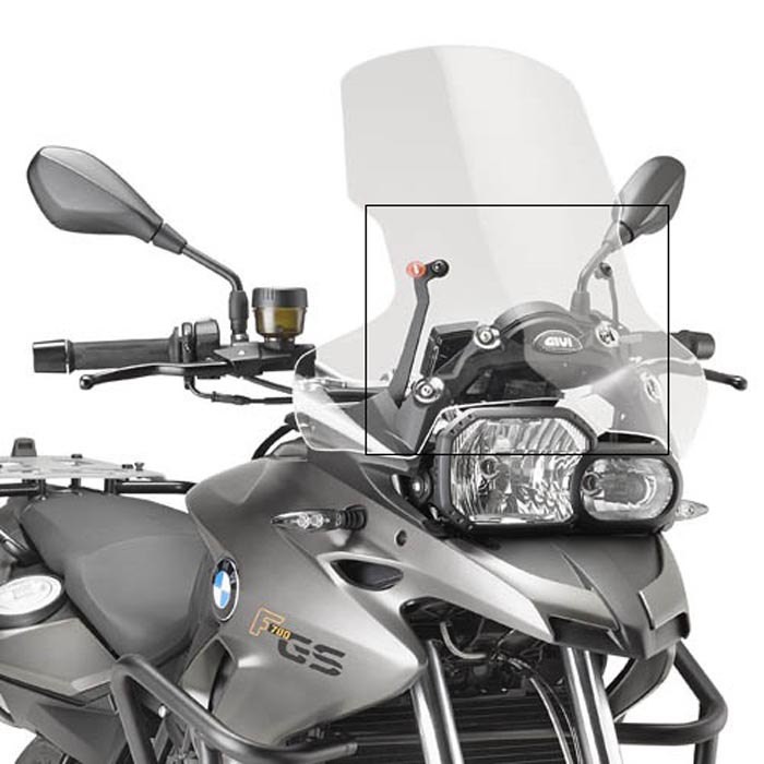 [해외]기비 5107DT BMW F 700 GS 피팅 키트 9138044097 Black