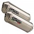 [해외]GPR EXHAUST SYSTEMS Satinox 승인된 고수준 VTR 1000 SP1 RC51 00-01 머플러 9138016038 Silver / Silver