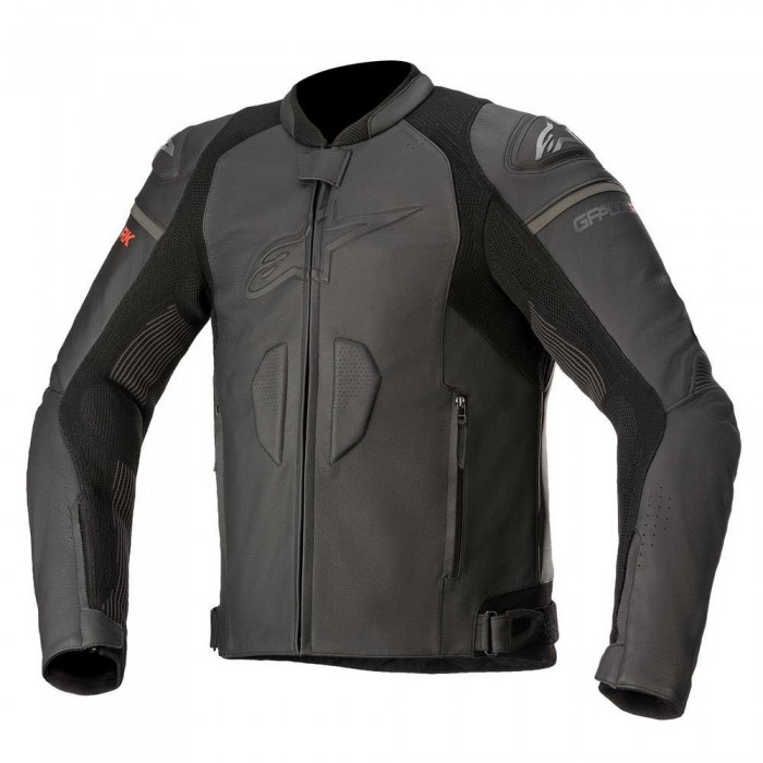 [해외]알파인스타 GP Plus R V3 Rideknit 가죽 재킷 9137786319 Black / Black