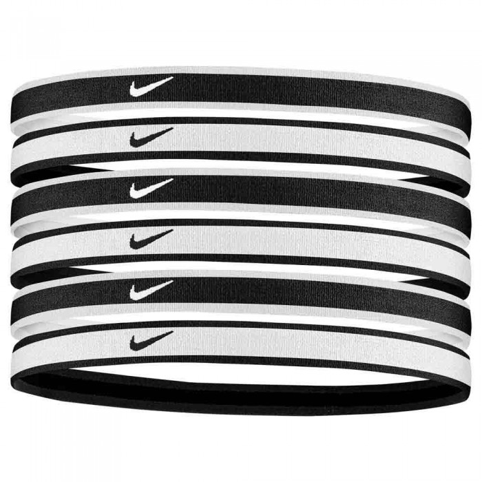 [해외]나이키 ACCESSORIES Swoosh Sport 2.0 헤드밴드 6 단위 7137636052 White / Black / White