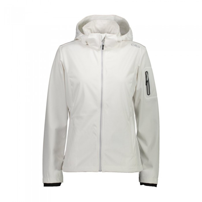 [해외]CMP Zip Hood 39A5016+ 소프트쉘 자켓 4138017500 White / Stone