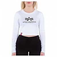 [해외]알파 인더스트리 Basic Crop 긴팔 티셔츠 138019734 White