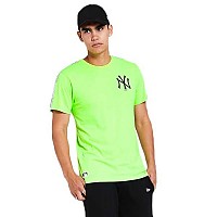 [해외]뉴에라 반팔 티셔츠 MLB New York Yankees Taped 3137703504 Fluo Green