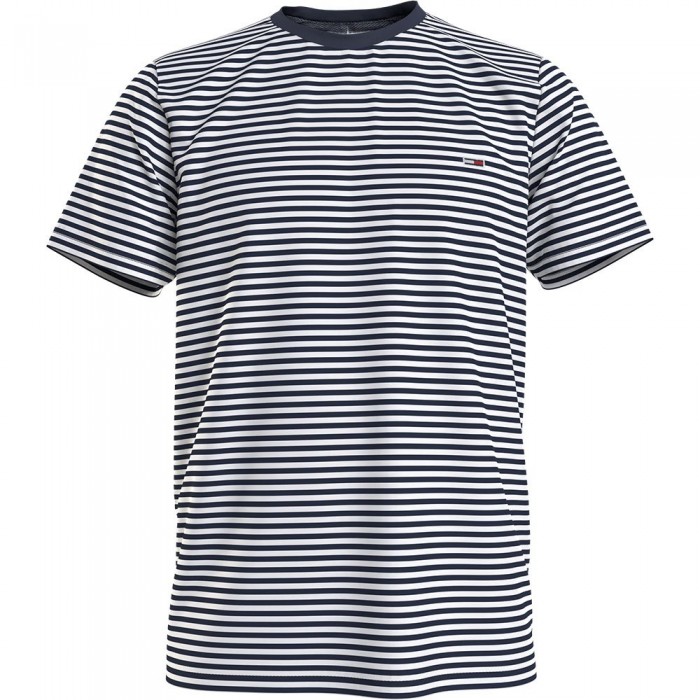 [해외]타미 진 Classics Stripe 반팔 티셔츠 138063886 Twilight Navy / White