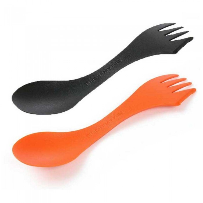 [해외]LIGHT MY FIRE 날붙이 세트 Spork Original Bio 2 Pack 4137091371 Rusty Orange / Slaty Black