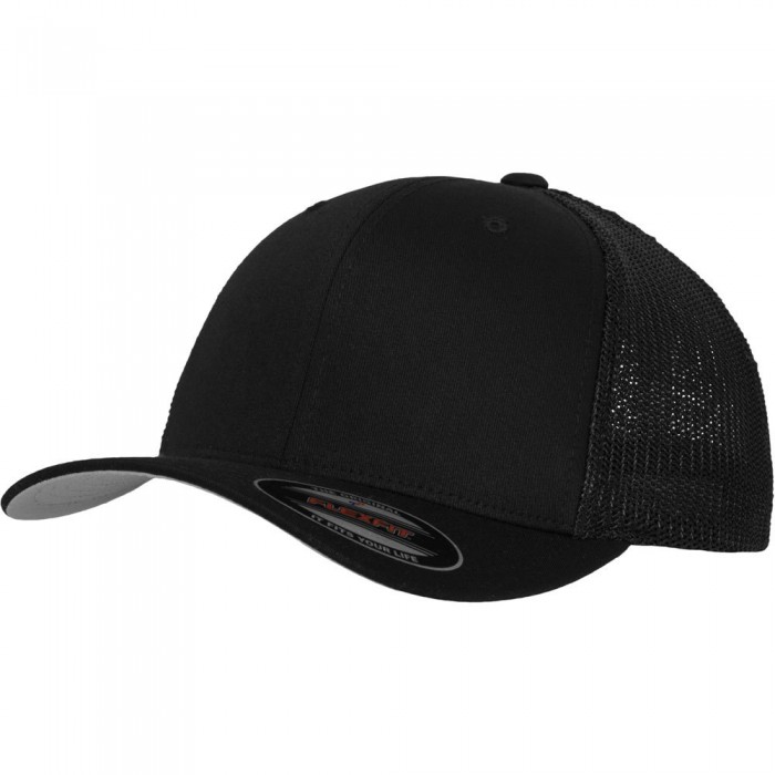 [해외]BRANDIT Flexfit Mesh Trucker 모자 4138023440 Black